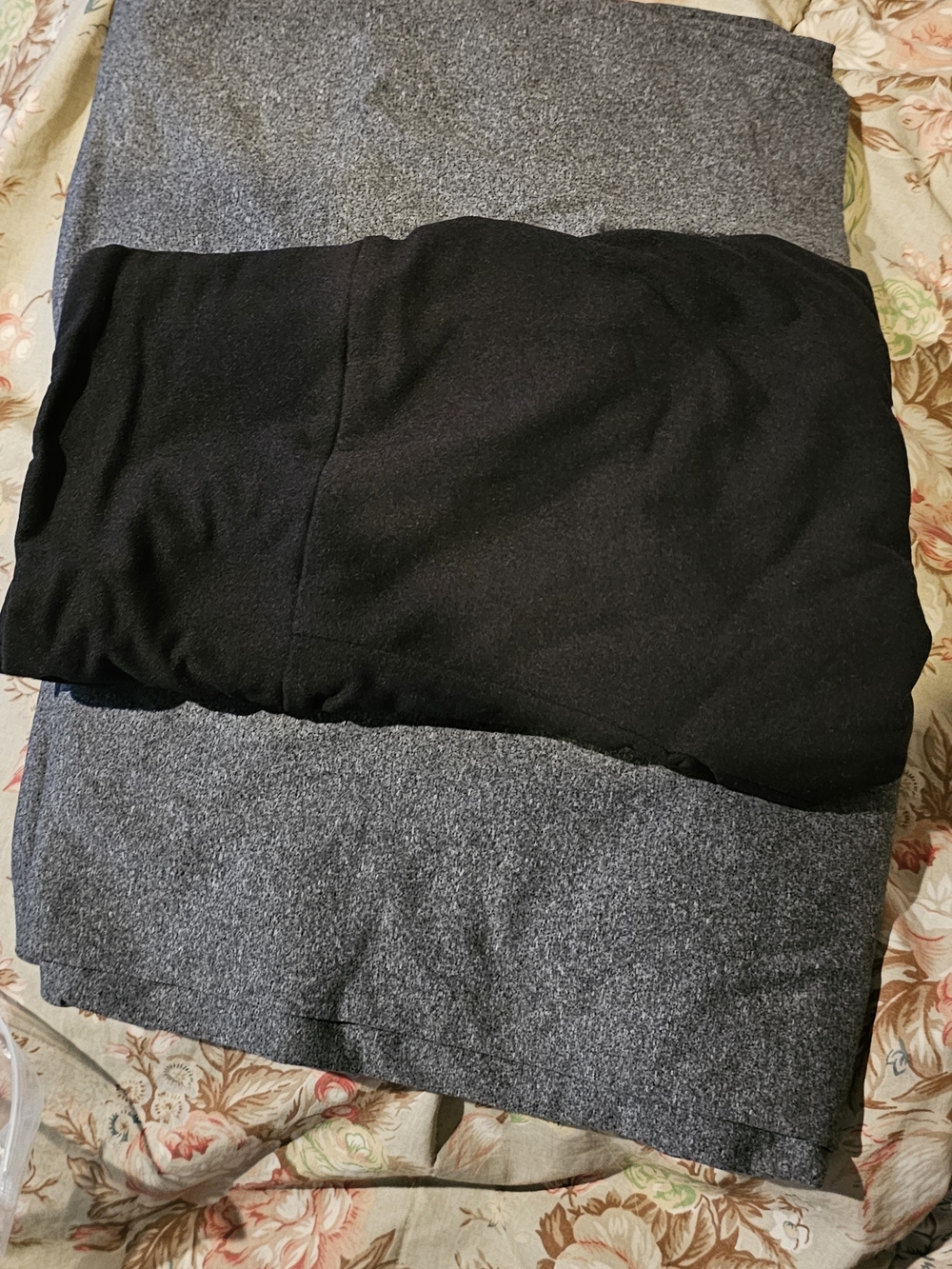 3 Pairs Of Light Fleece Lined Leggings - Comfortable Stretch